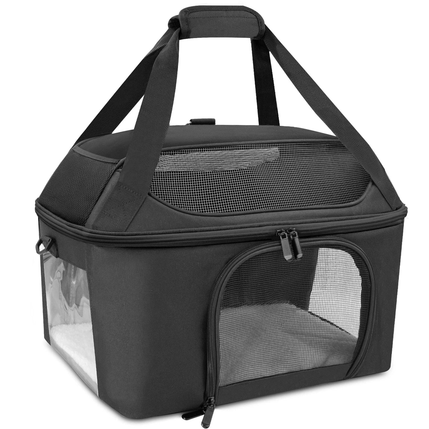 Airline Approved Breathable Pet Travel Backpack - Image 7|||PROMPT|||Original clean product image