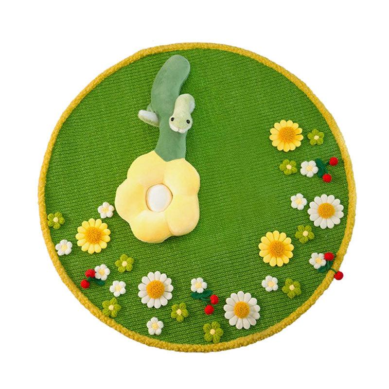 Catvera Blooming Garden Scratch Mat - Image 17|||PROMPT|||Original clean product image