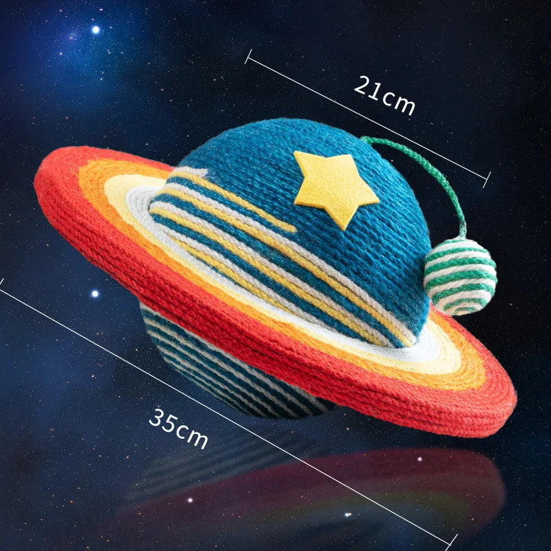 Catvera Saturn Planet Cat Scratcher - Image 7|||PROMPT|||Original clean product image