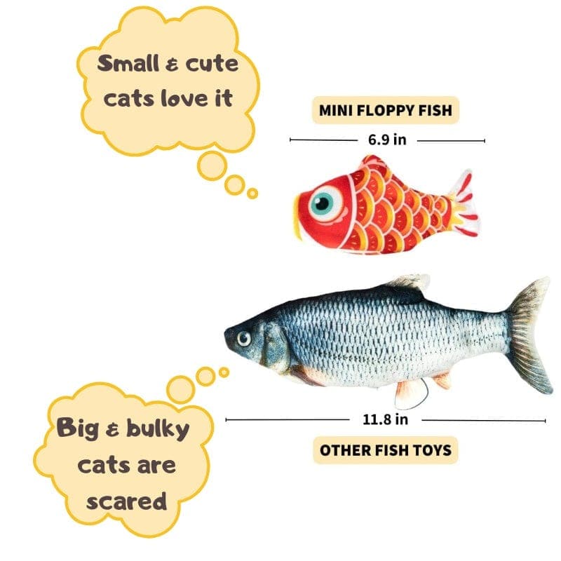 Catvera Interactive Motion Sensor Fish