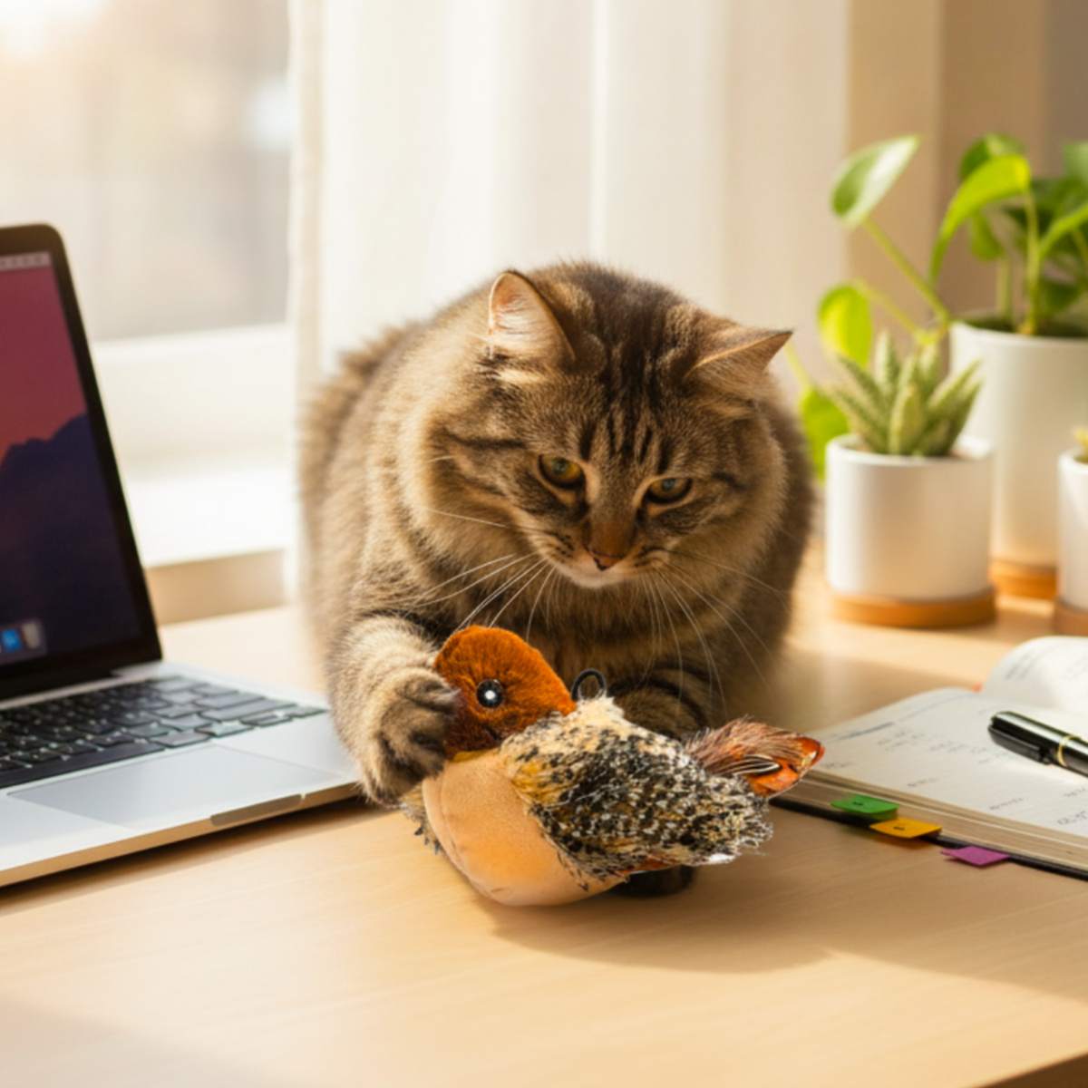 Catvera Smart Flappy Bird Cat Toy