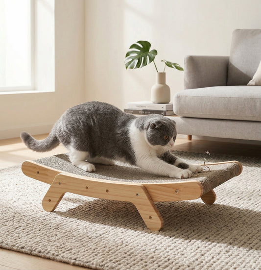 Catvera Wooden Scratcher Ramp