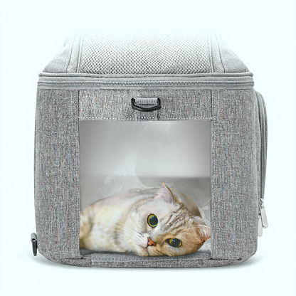 Airline Approved Breathable Pet Travel Backpack - Image 2|||PROMPT|||Cleaned image. Original analysis: found 1 watermark at the top of the image consisting of repeated X characters