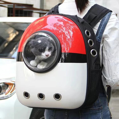 Astronaut Bubble Window Pet Travel Backpack - Image 5|||PROMPT|||Original clean product image