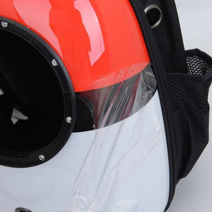 Astronaut Bubble Window Pet Travel Backpack - Image 6|||PROMPT|||Original clean product image