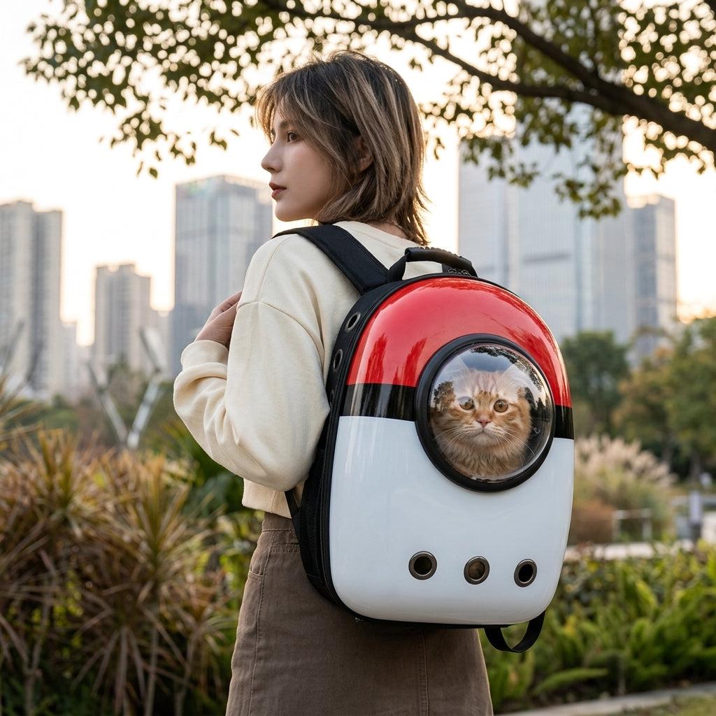 Astronaut Bubble Window Pet Travel Backpack - Main Product Image