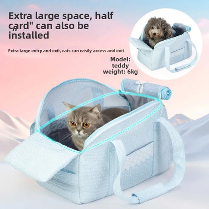 Breathable Mesh Cat Carrier Backpack - Image 3|||PROMPT|||Original clean product image