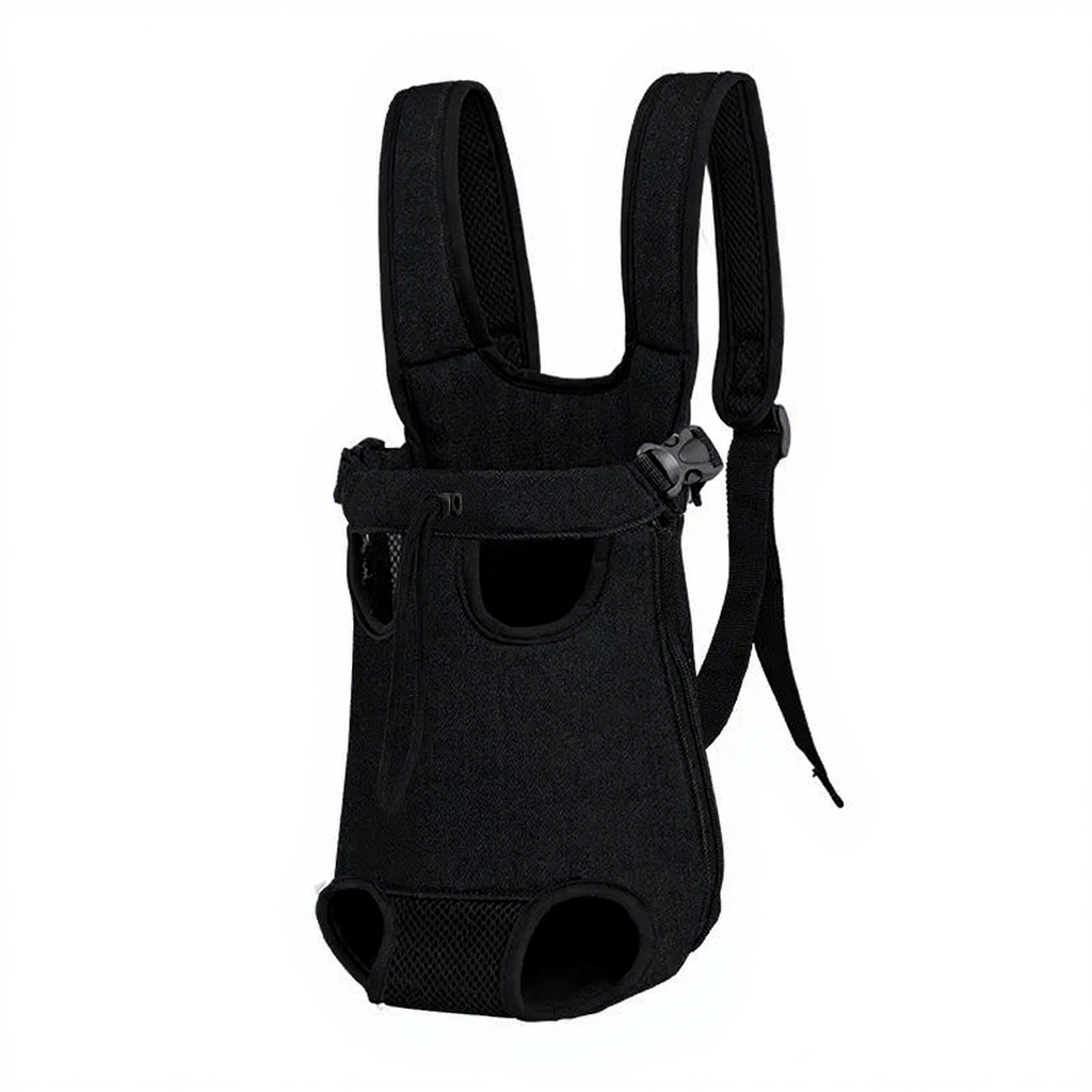 Breathable Pet Carrier Backpack with Mesh Windows - Image 22|||PROMPT|||Cleaned image. Original analysis: Found 1 brand logo/watermark on the product - a small branded emblem visible on the left side of the carrier near the mid-section