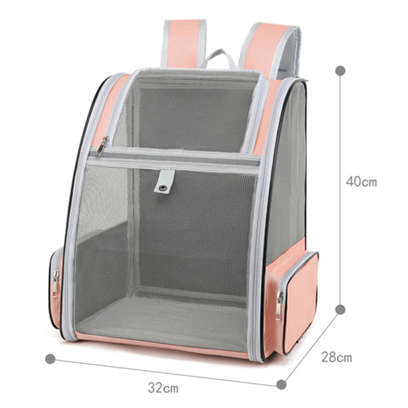 Bubble Window Cat Travel Backpack Carrier - Image 6|||PROMPT|||Original clean product image
