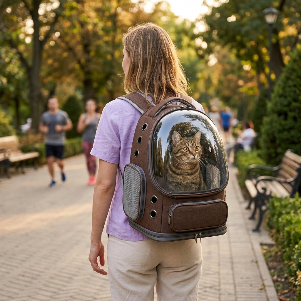 Bubble Window Pet Carrier Backpack - Main Product Image