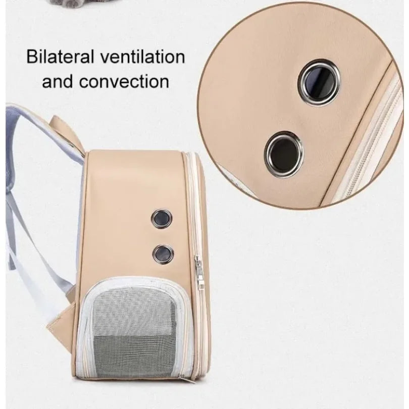 Bubble Window Pet Travel Backpack - Image 3|||PROMPT|||Original clean product image