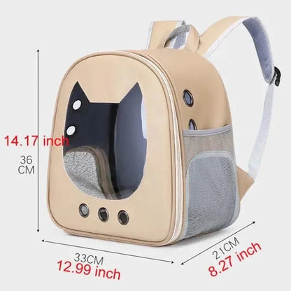 Bubble Window Pet Travel Backpack - Image 5|||PROMPT|||Original clean product image