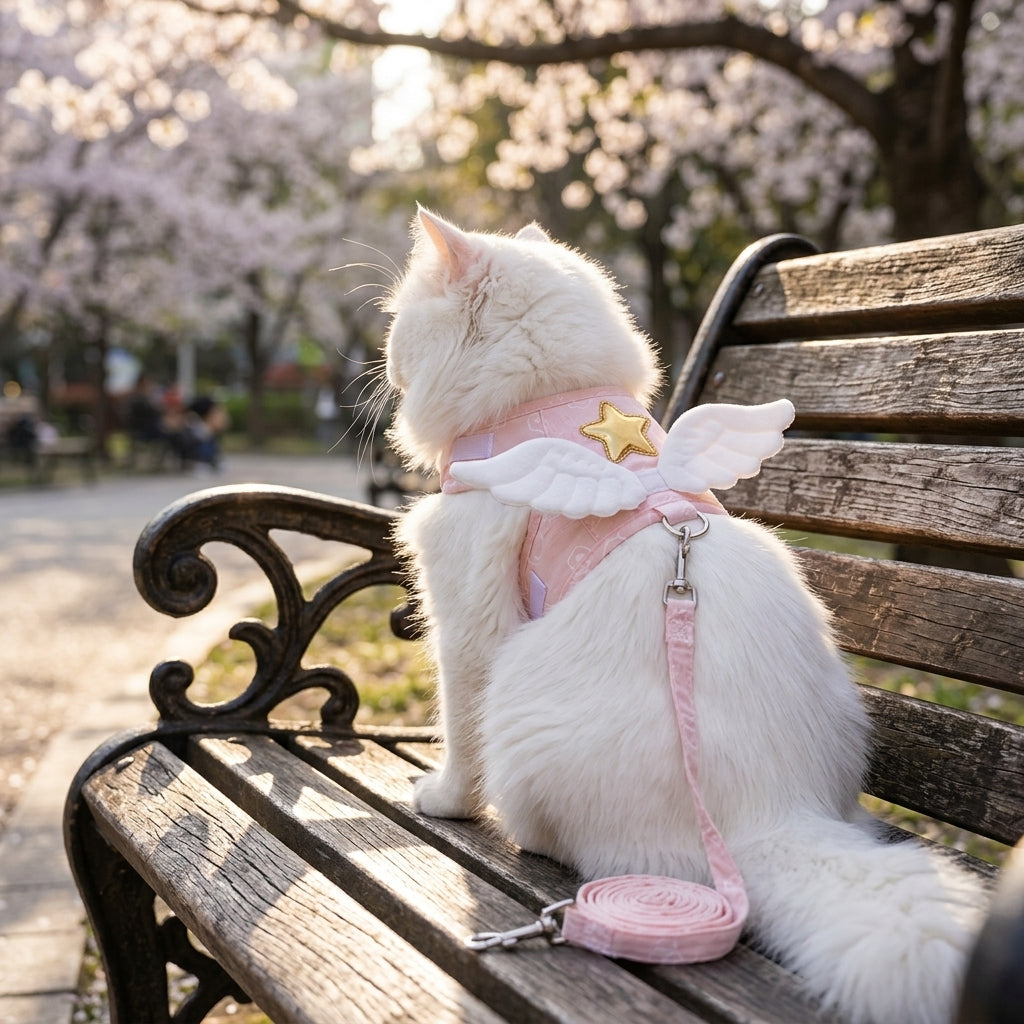 Catvera Angel Wing Pet Harness Set - Main Product Image