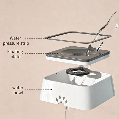 Catvera Anti-Splash Floating Water Bowl - Image 2|||PROMPT|||Cleaned image. Original analysis: found 1 brand name watermark at the top of the image