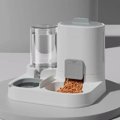 Catvera Automatic Dual Bowl Pet Feeder - Image 8|||PROMPT|||Original clean product image