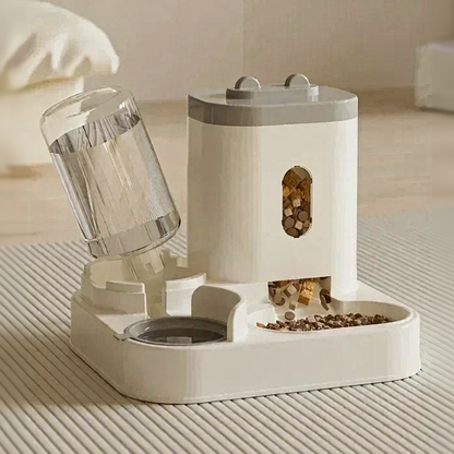 Catvera Automatic Pet Feeder Water System - Image 6|||PROMPT|||Cleaned image. Original analysis: Found Japanese text watermark at the top of the image containing brand/product information