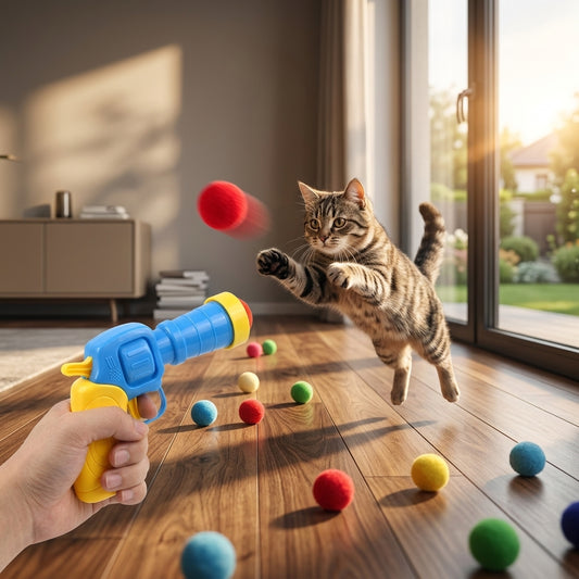 Catvera Ball Launcher Interactive Cat Toy - Main Product Image