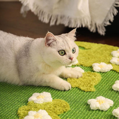 Catvera Blooming Garden Scratch Mat - Image 9|||PROMPT|||Original clean product image