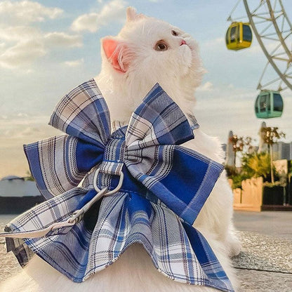 Catvera Bow Tie Cat Harness Set - Image 7|||PROMPT|||Original clean product image