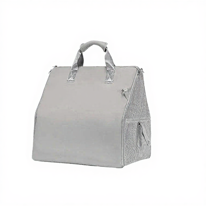 Catvera Bubble Window Travel Carrier - Image 7|||PROMPT|||Cleaned image. Original analysis: Found 1 brand name printed on the product - 'babygo' text visible on the front of the bag