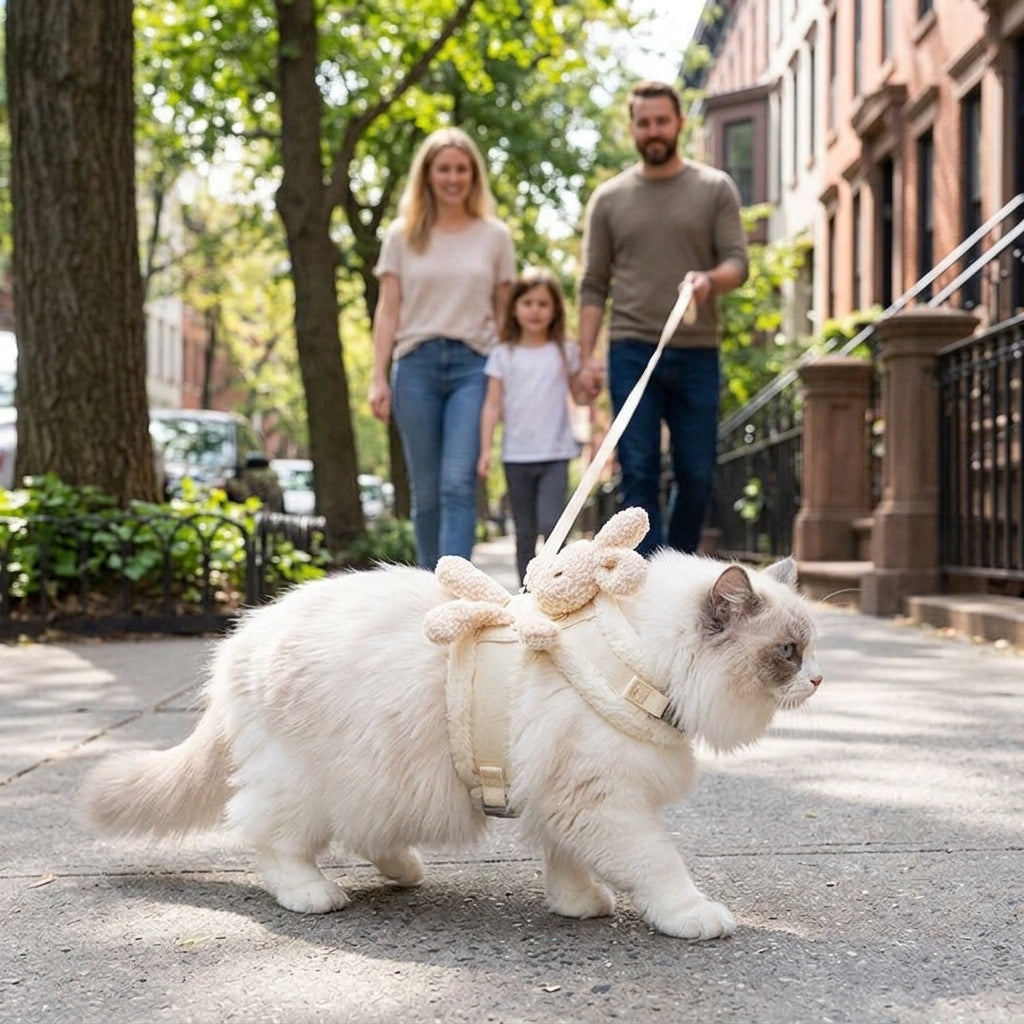 Catvera Bunny Escape Proof Cat Harness - Perfect Adventure Companion
