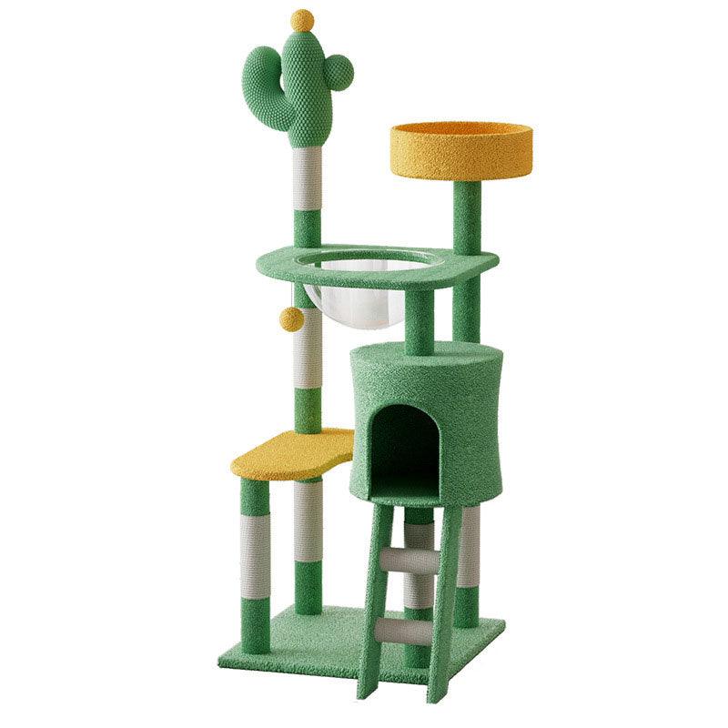 Catvera Cactus Cat Tower Tree - Image 5|||PROMPT|||Original clean product image