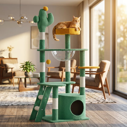 Catvera Cactus Cat Tower Tree - Main Product Image