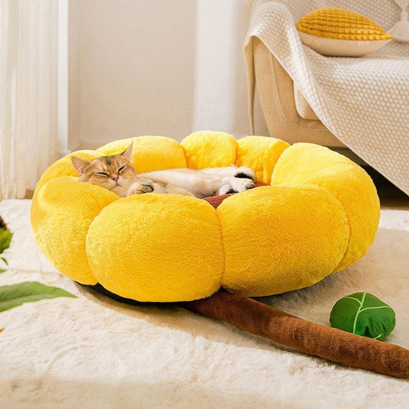 Catvera Cactus Fluffy Warm Cat Bed - Image 10|||PROMPT|||Original clean product image