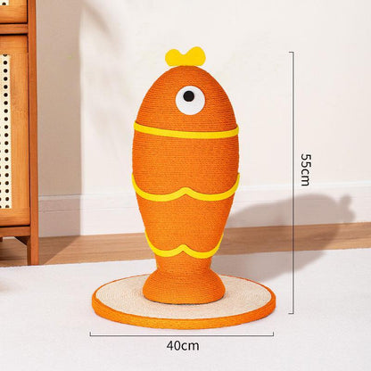 Catvera Carrot Sisal Scratching Post - Image 8|||PROMPT|||Original clean product image