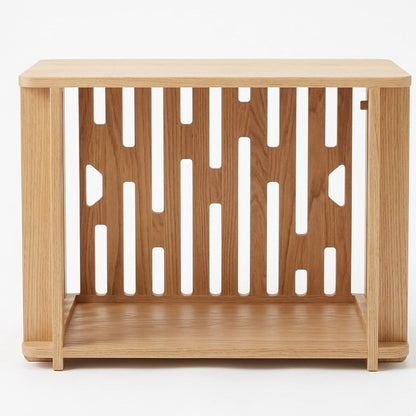 Catvera Designer Wooden Dog Crate - Image 1|||PROMPT|||Original clean product image