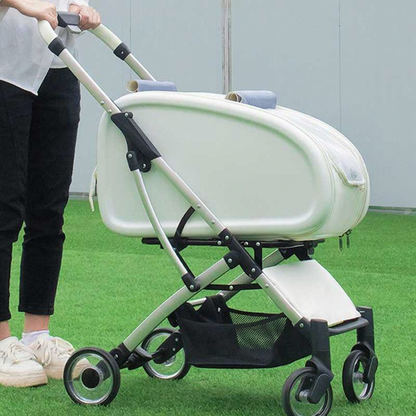 Catvera Detachable Cat Stroller Pet Carrier - Image 10|||PROMPT|||Cleaned image. Original analysis: found 1 brand name printed on the stroller frame