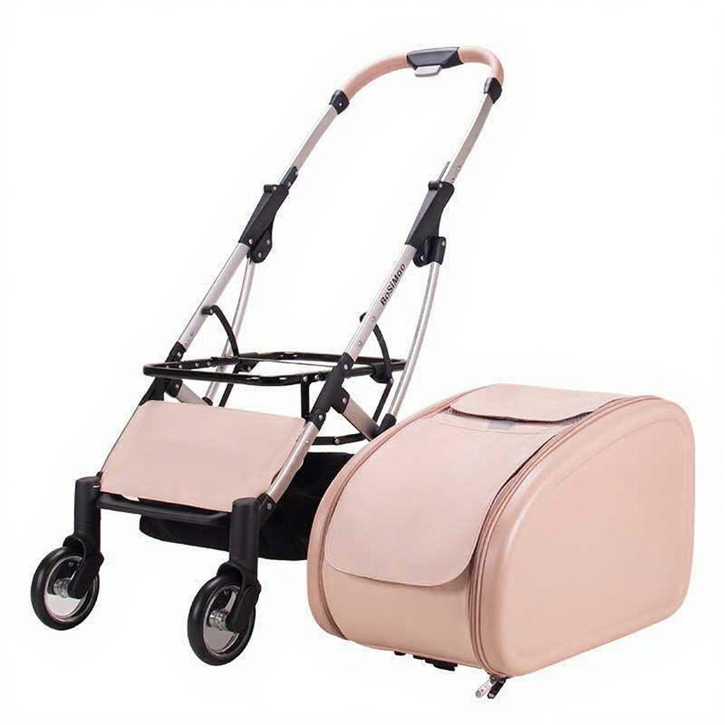Catvera Detachable Cat Stroller Pet Carrier - Image 20|||PROMPT|||Cleaned image. Original analysis: found 1 brand name printed on the stroller frame