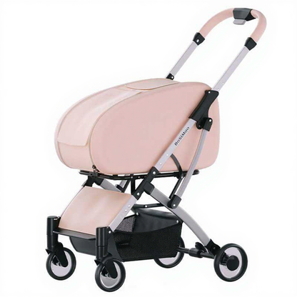 Catvera Detachable Cat Stroller Pet Carrier - Image 4|||PROMPT|||Cleaned image. Original analysis: found brand name printed on the stroller fabric