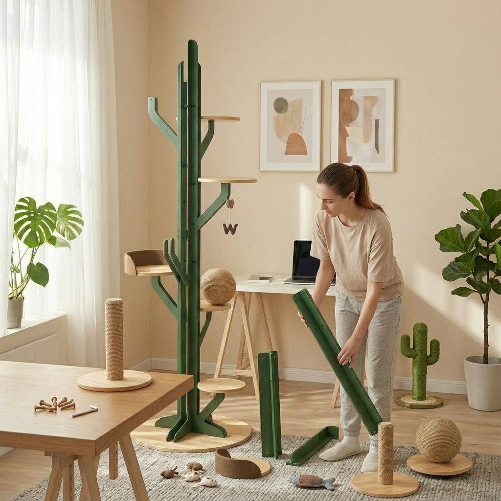 Catvera DIY Modular Cactus Cat Tree - Section 2