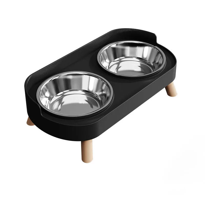 Catvera Elevated Stainless Steel Feeder - Image 11|||PROMPT|||Original clean product image