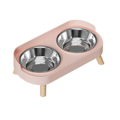 Catvera Elevated Stainless Steel Feeder - Image 12|||PROMPT|||Original clean product image