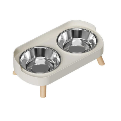 Catvera Elevated Stainless Steel Feeder - Image 8|||PROMPT|||Original clean product image