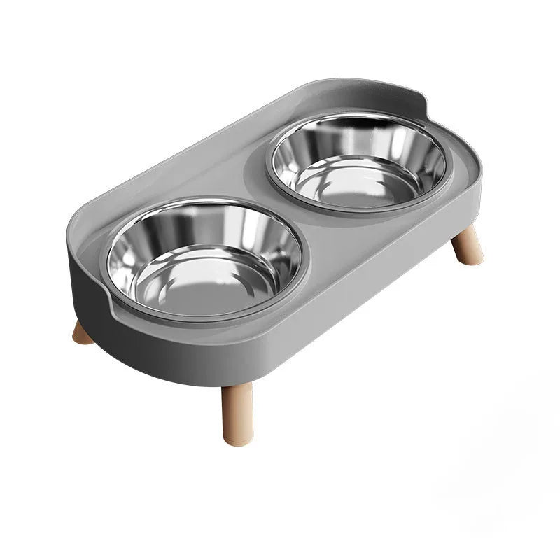 Catvera Elevated Stainless Steel Feeder - Image 9|||PROMPT|||Original clean product image