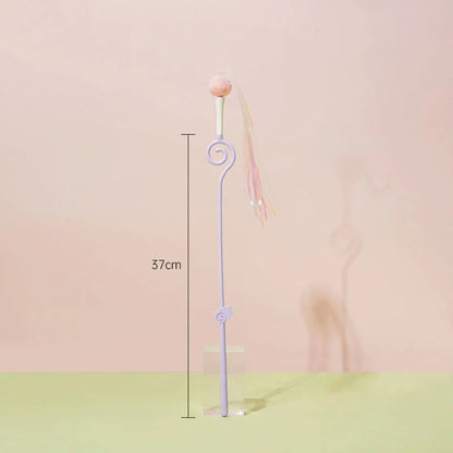 Catvera Feather Wand Interactive Toy - Image 1|||PROMPT|||Original clean product image