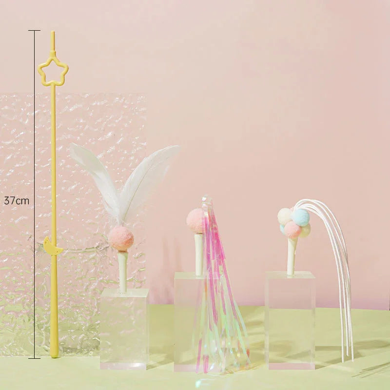 Catvera Feather Wand Interactive Toy - Image 6|||PROMPT|||Original clean product image