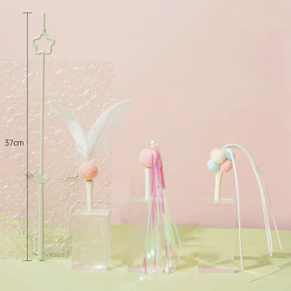 Catvera Feather Wand Interactive Toy - Image 7|||PROMPT|||Original clean product image