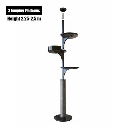 Catvera Floor to Ceiling Cat Tree - Image 1|||PROMPT|||Original clean product image
