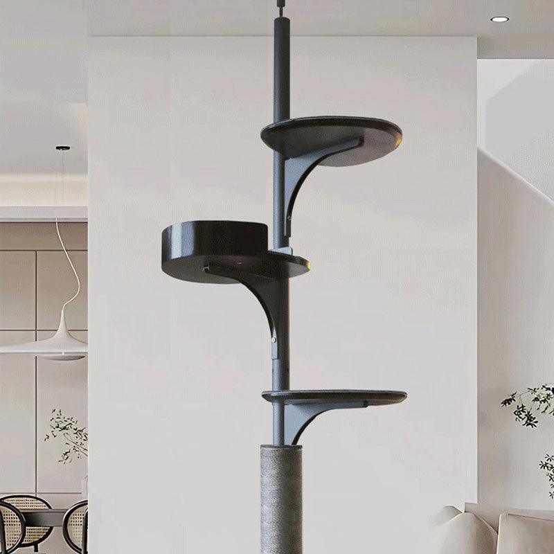 Catvera Floor to Ceiling Cat Tree - Image 16|||PROMPT|||Original clean product image