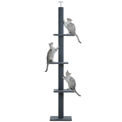 Catvera Floor to Ceiling Cat Tree - Image 1|||PROMPT|||Original clean product image