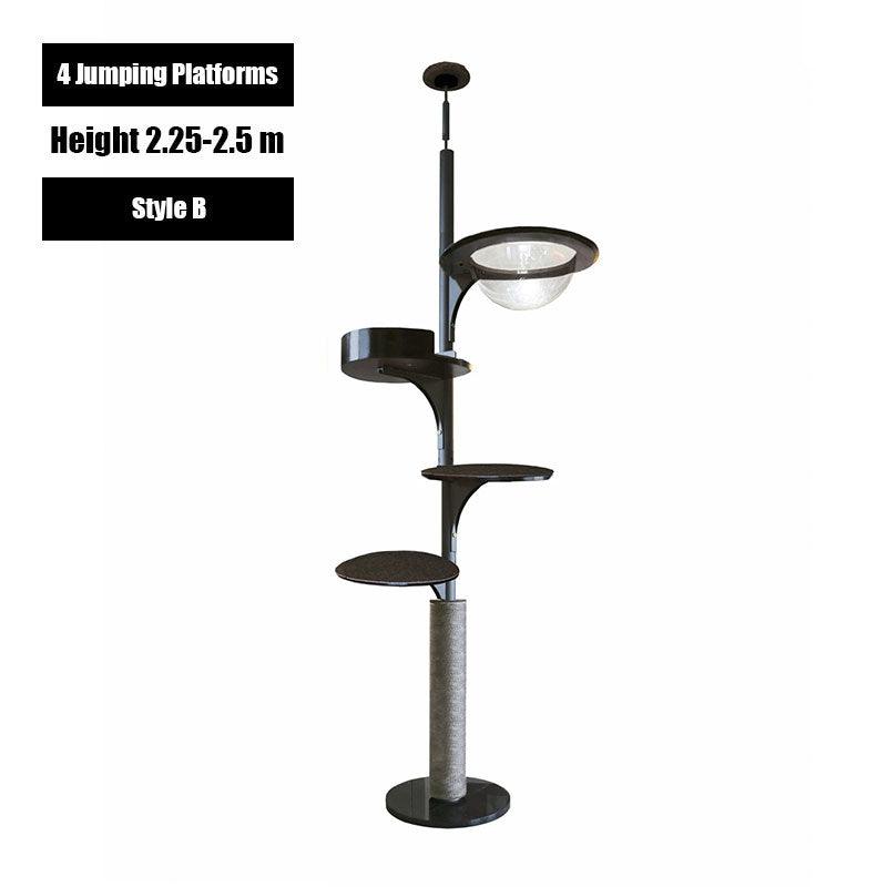 Catvera Floor to Ceiling Cat Tree - Image 3|||PROMPT|||Original clean product image