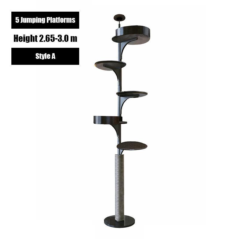 Catvera Floor to Ceiling Cat Tree - Image 9|||PROMPT|||Original clean product image