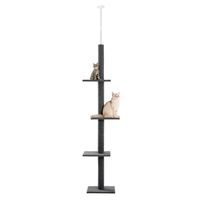 Catvera Floor to Ceiling Cat Tree - Image 9|||PROMPT|||Original clean product image
