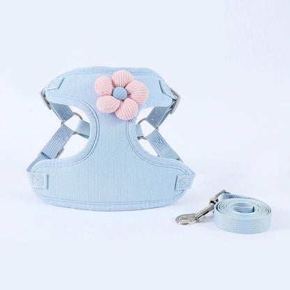Catvera Floral Cat Harness Leash Set - Image 11|||PROMPT|||Original clean product image