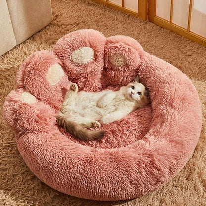 Catvera Fluffy Cat Sofa Bed - Image 6|||PROMPT|||Original clean product image