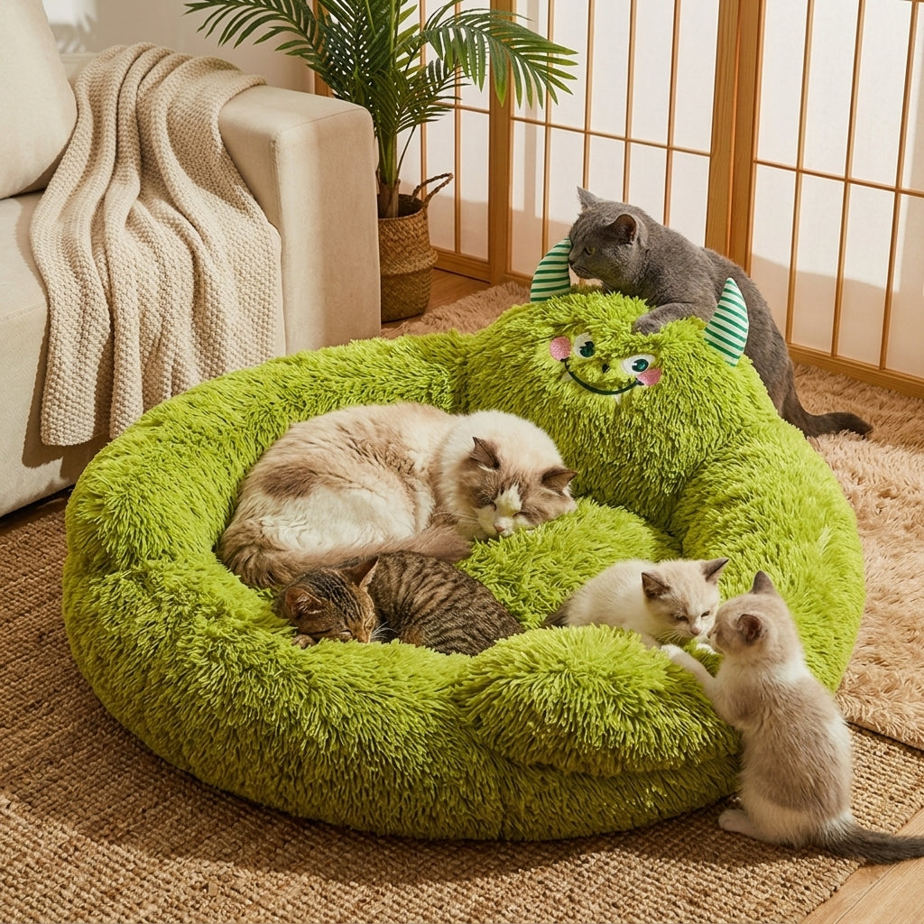 Catvera Fluffy Cat Sofa Bed - Premium Durability Features